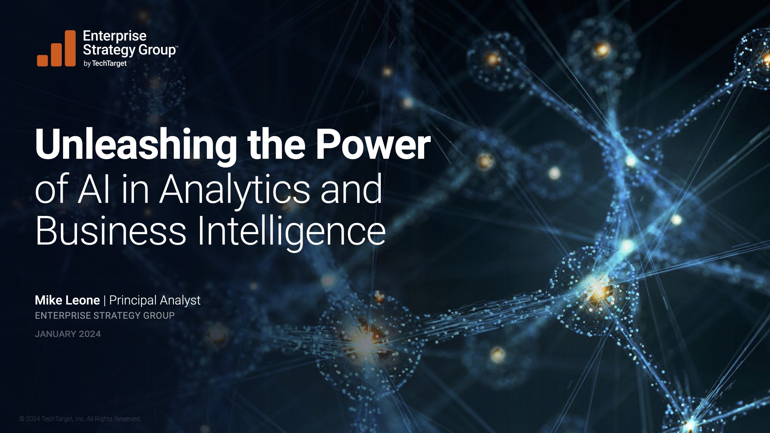 Harnessing AI in Analytics Insights from TechTarget 2024 Research ...