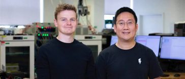 Dr Tom Heenan and Dr Chun Tan, Co-founders of Gaussion