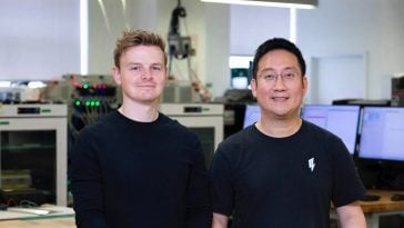 Dr Tom Heenan and Dr Chun Tan, Co-founders of Gaussion