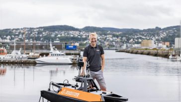 Vegard Evjen Hovstein, Co-founder and CEO of Maritime Robotics.