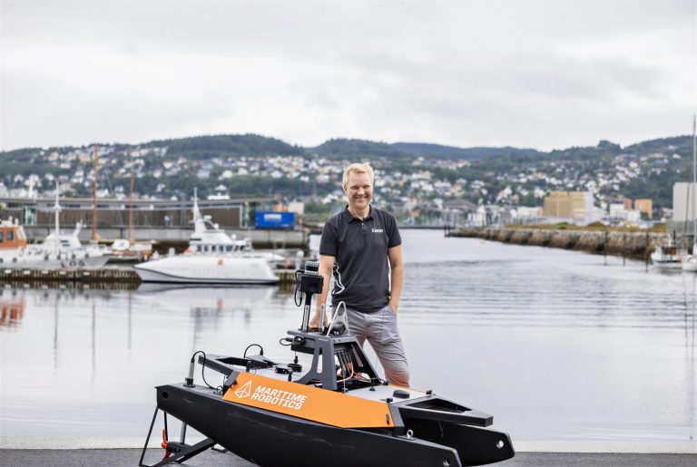 Vegard Evjen Hovstein, Co-founder and CEO of Maritime Robotics.
