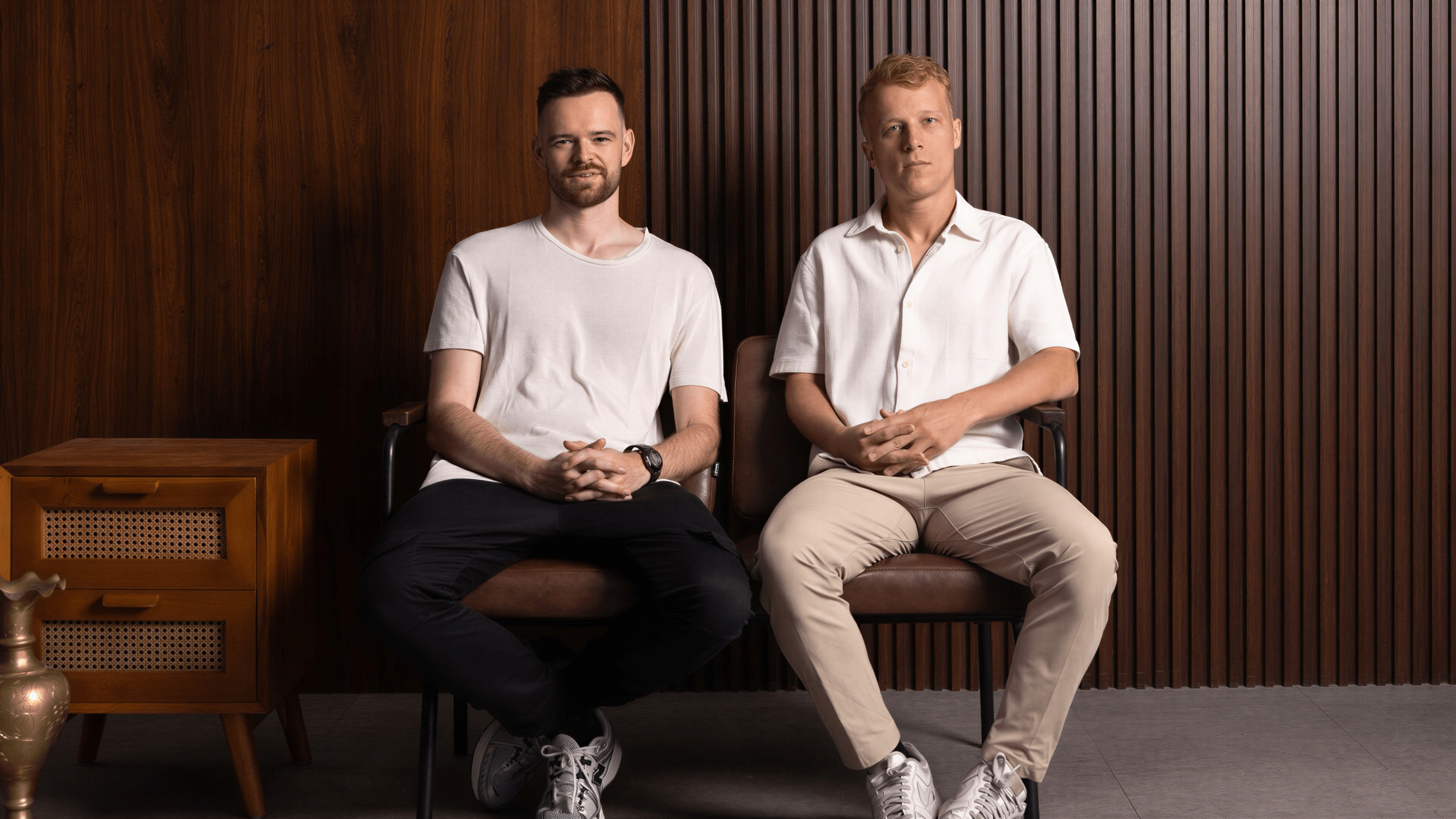 Gilles Praet and Domien Van Damme, Co-founders of Visiblie