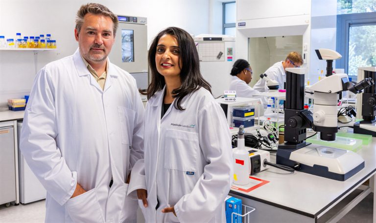 Dr. Fozia Saleem, CEO of Magnitude Biosciences.