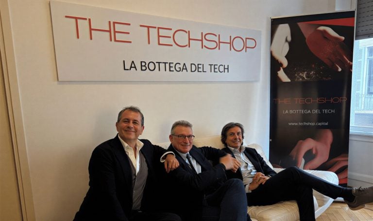 Giovanni Strocchi, Gianluca D’Agostino, and Aurelio Mezzotero of Techshop – announcing first close of Techshop II.