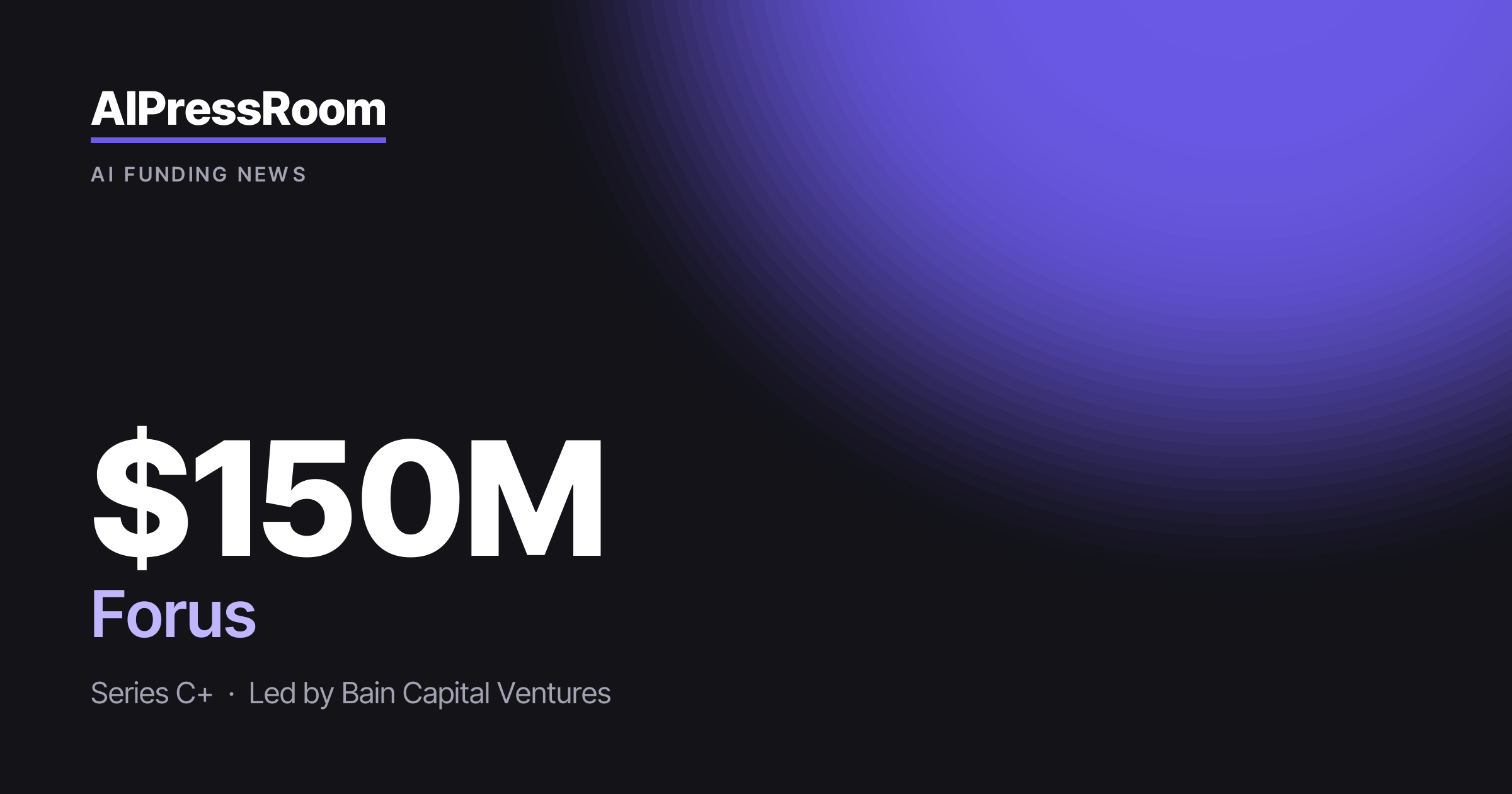 Forus raises $150M