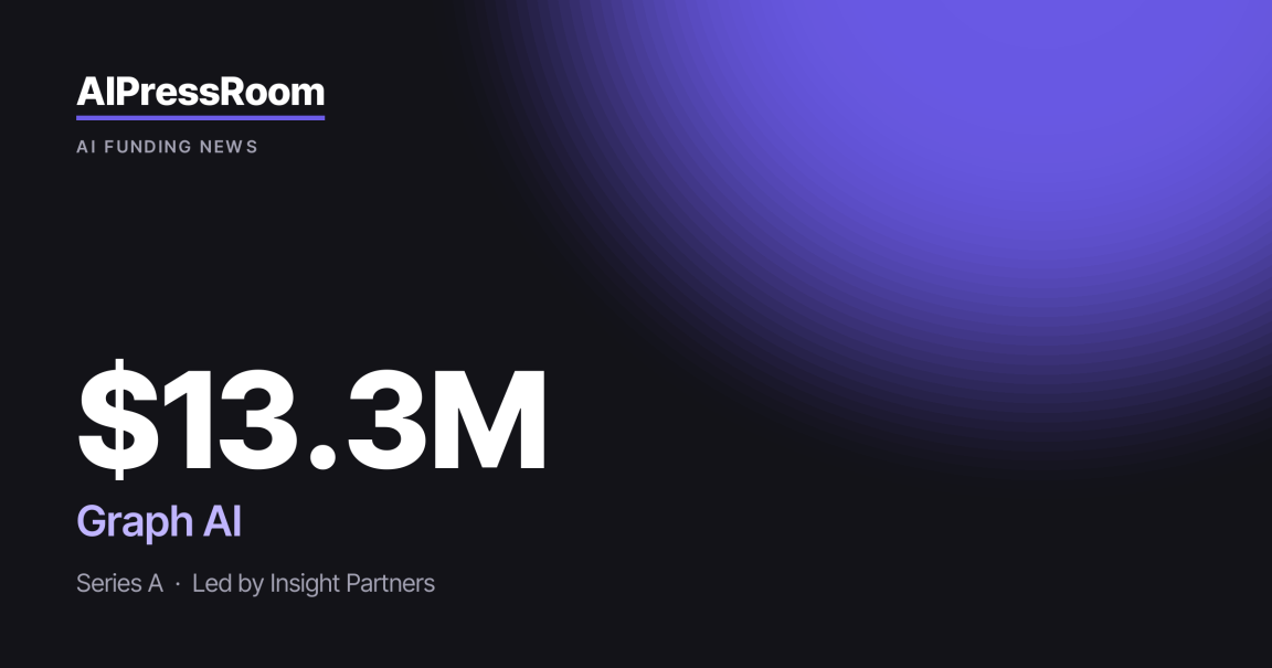 Graph AI raises $13.3M