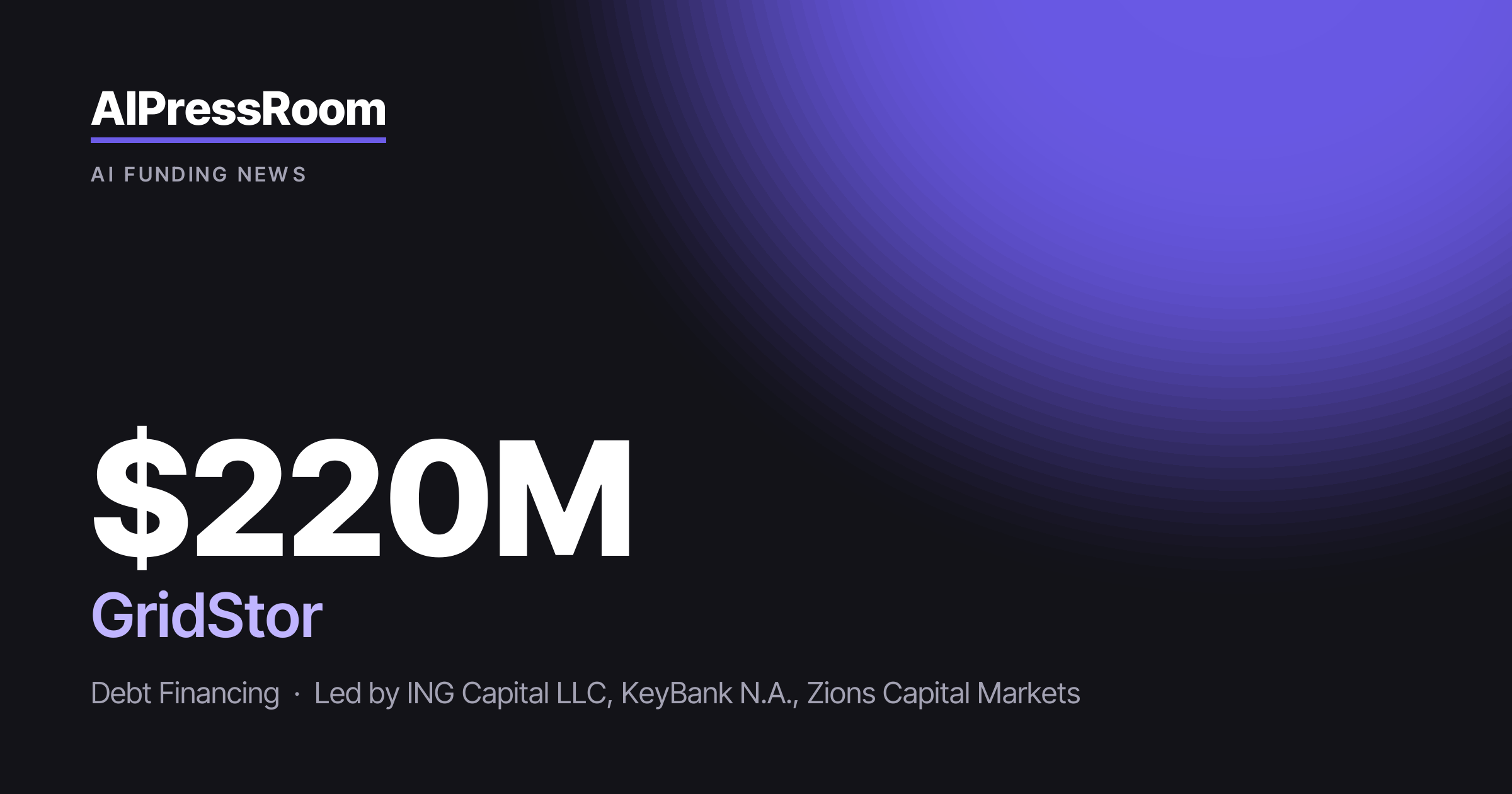 GridStor raises $220M