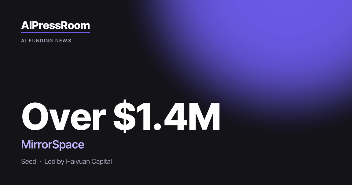 MirrorSpace raises Over $1.4M