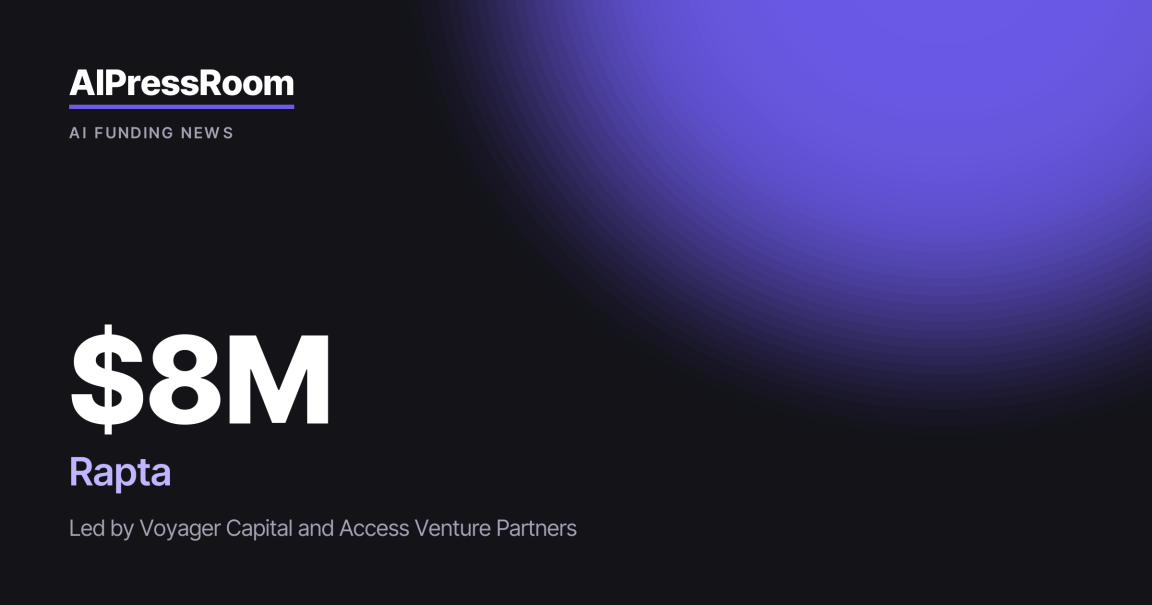 Rapta raises $8M