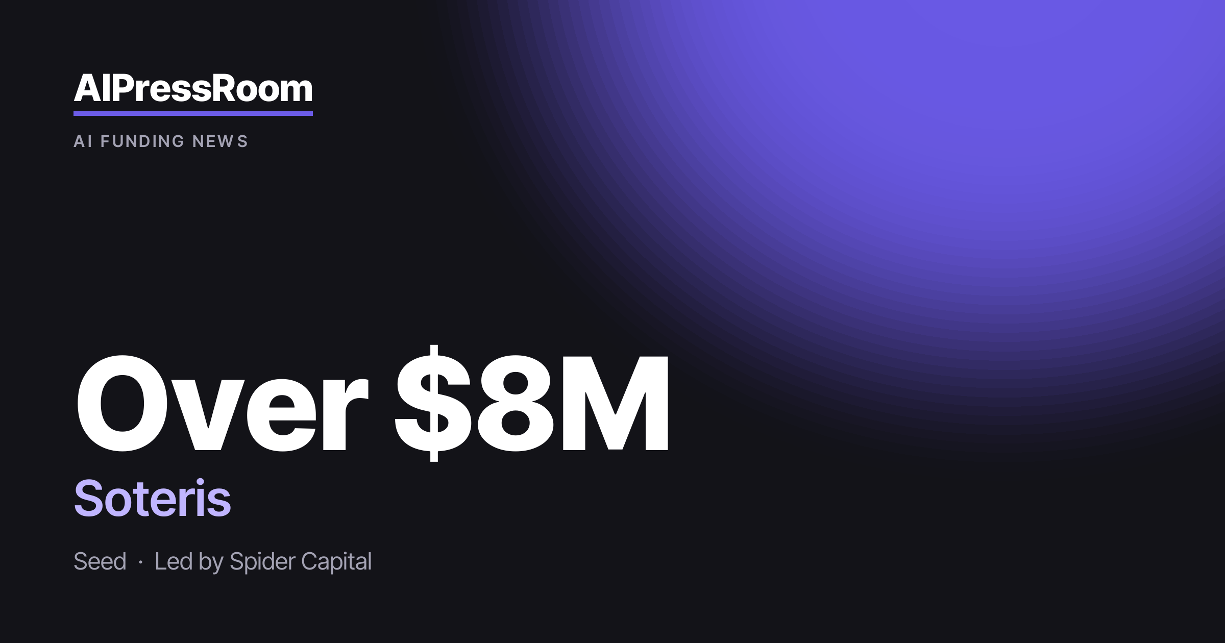 Soteris raises Over $8M