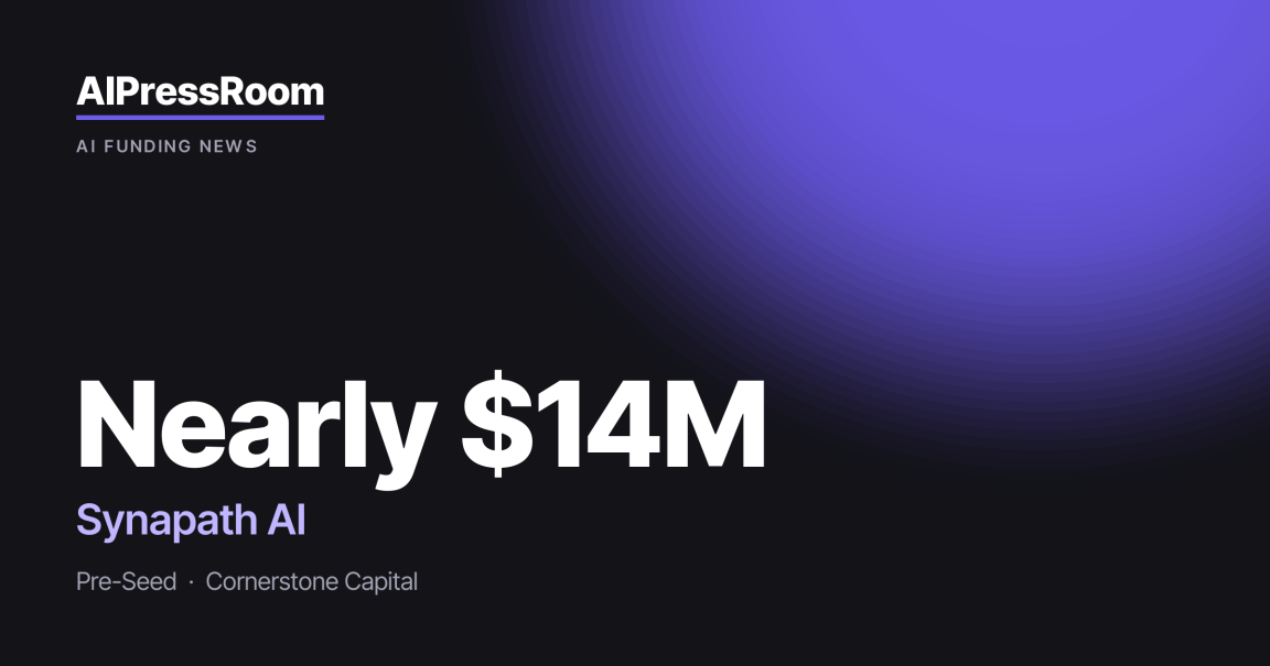 Synapath AI raises Nearly $14M