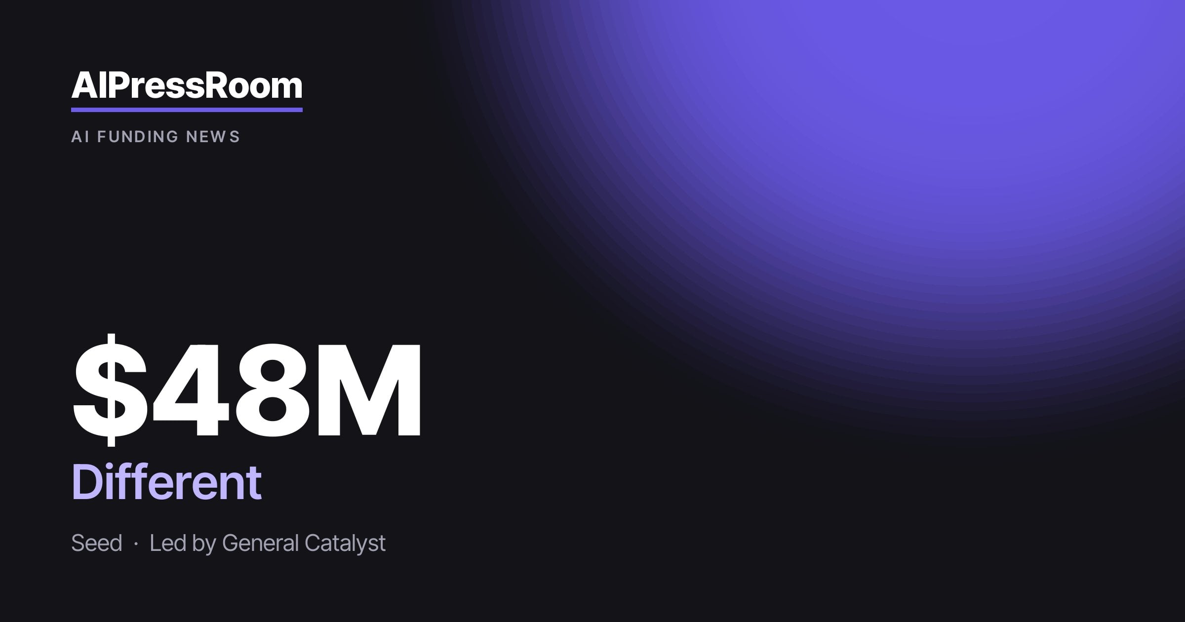 Different raises $48M