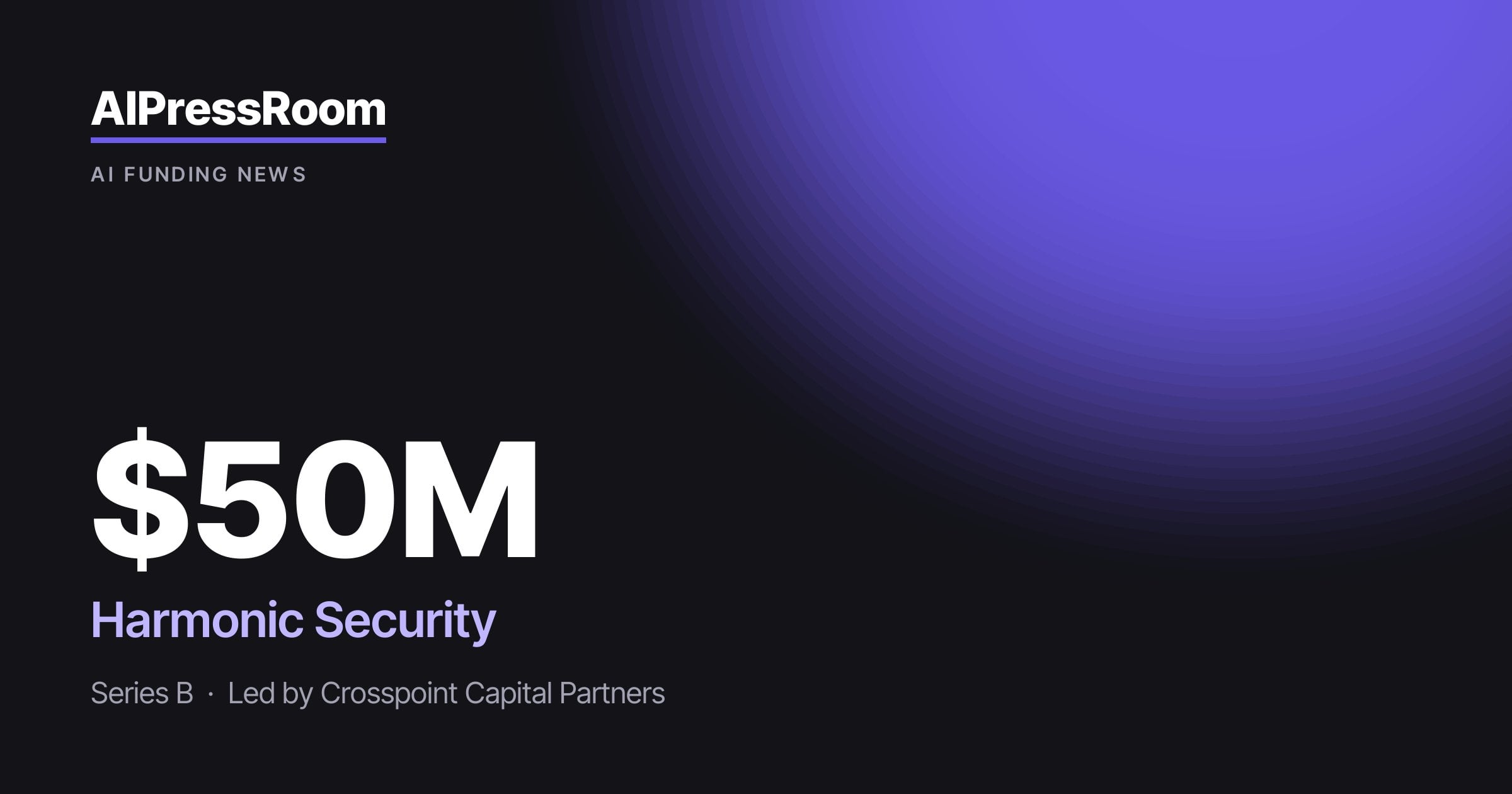 Harmonic Security raises $50M