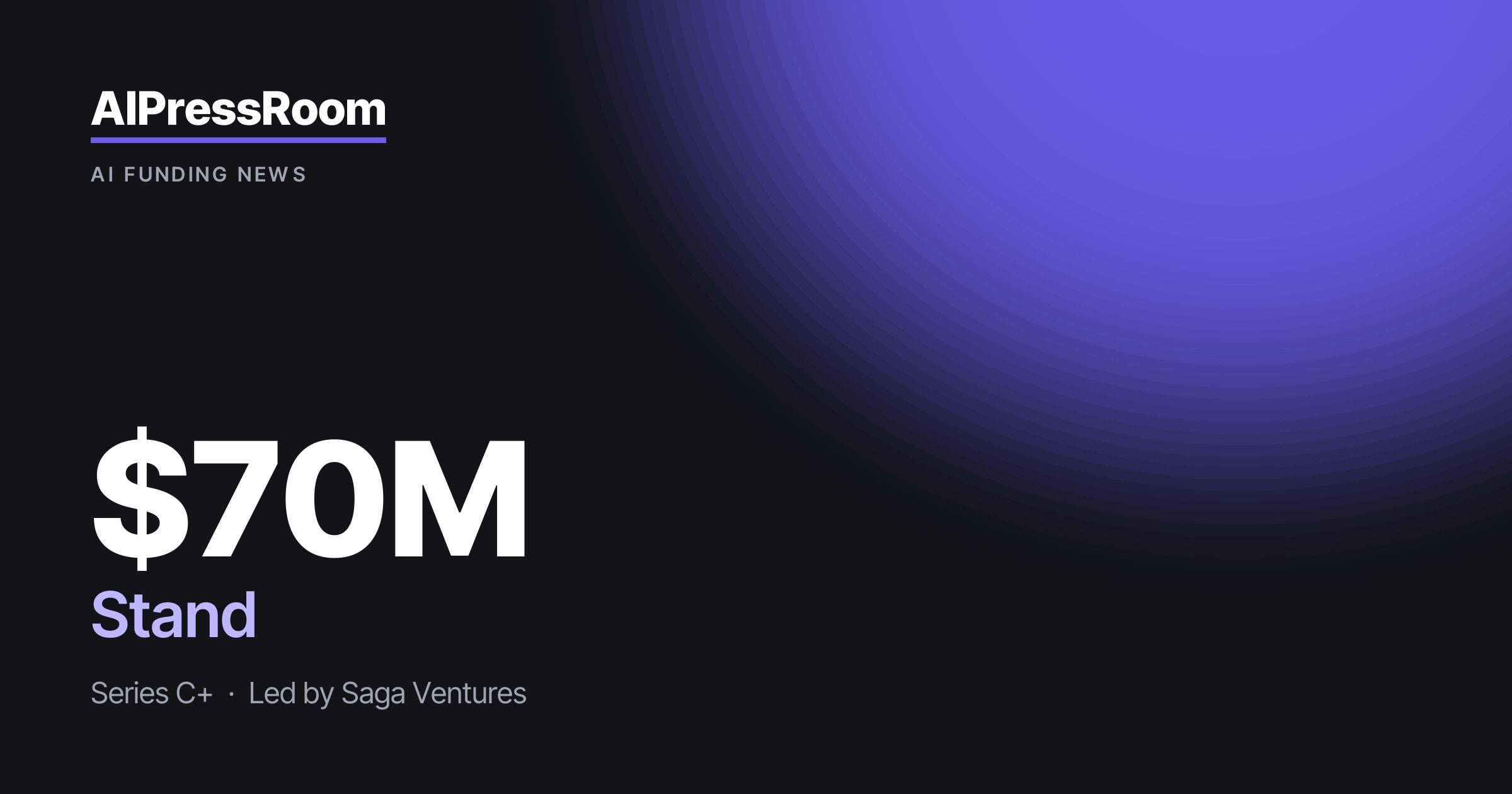 Stand raises $70M